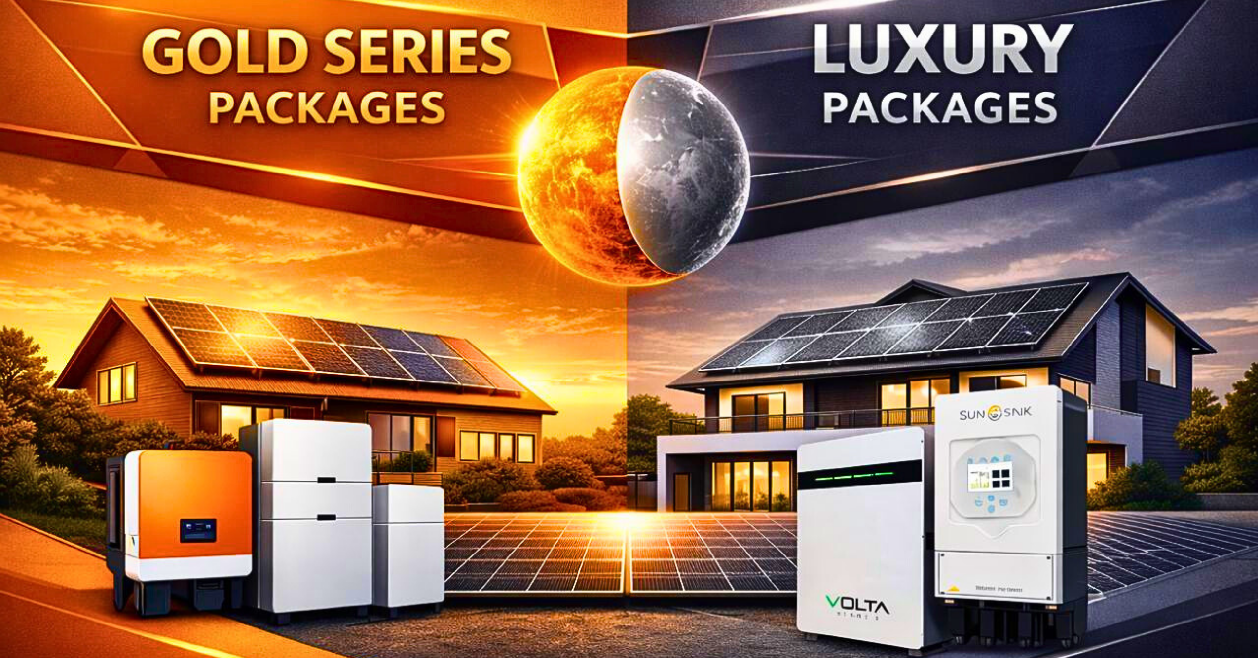 Gold series and Luxury packages